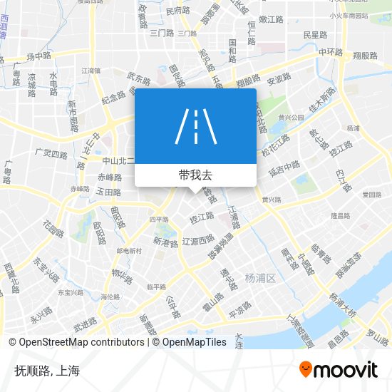 抚顺路地图