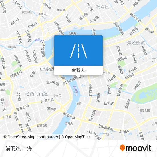 浦明路地图