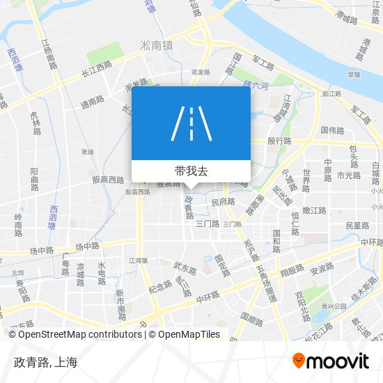 政青路地图