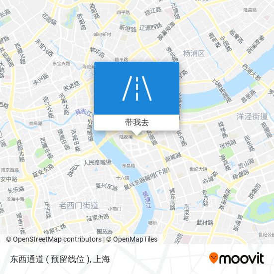 东西通道 ( 预留线位 )地图