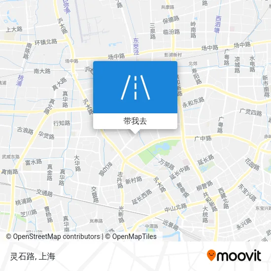 灵石路地图