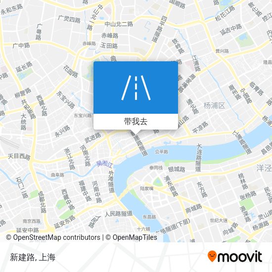 新建路地图