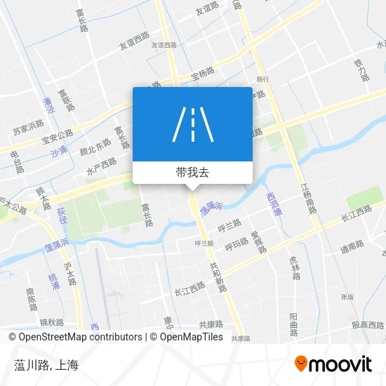 蕰川路地图