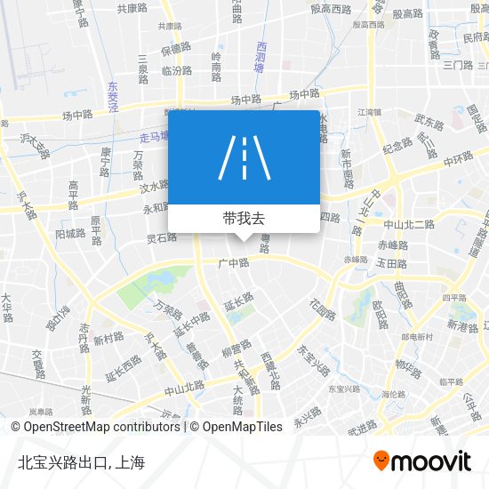 北宝兴路出口地图