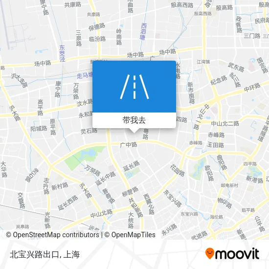 北宝兴路出口地图
