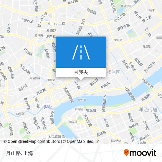 舟山路地图