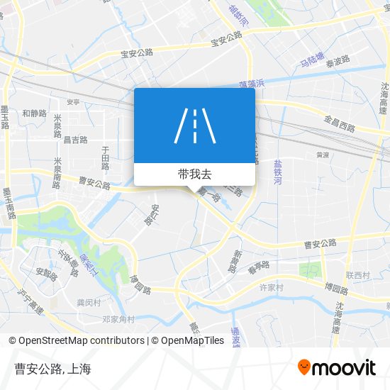 曹安公路地图