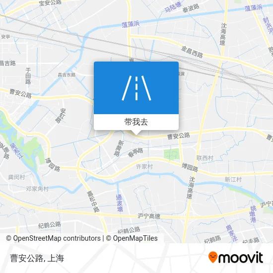曹安公路地图