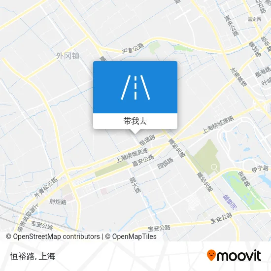 恒裕路地图