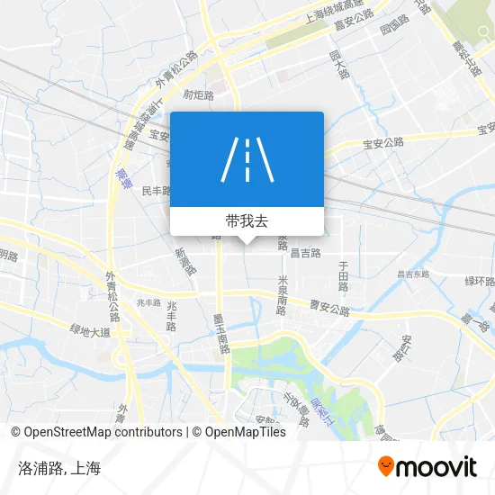 洛浦路地图
