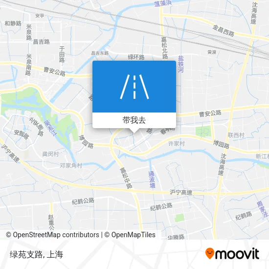 绿苑支路地图