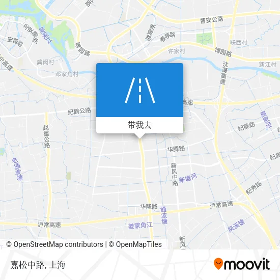 嘉松中路地图