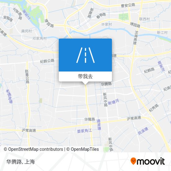 华腾路地图