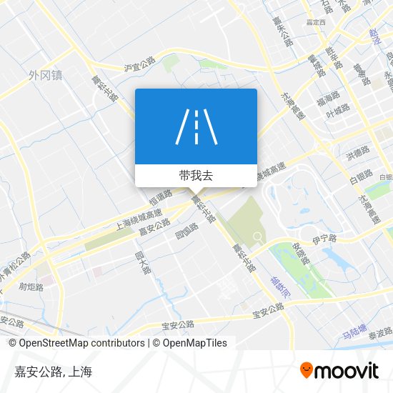 嘉安公路地图