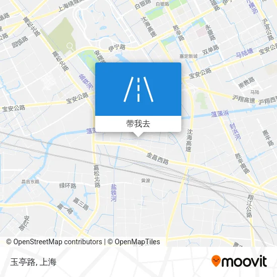 玉亭路地图