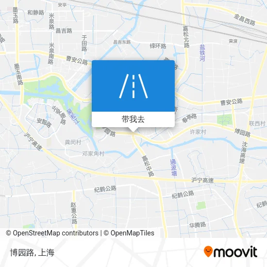 博园路地图