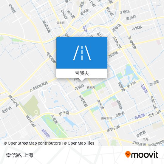 崇信路地图