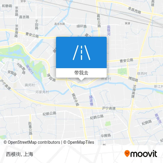 西横街地图