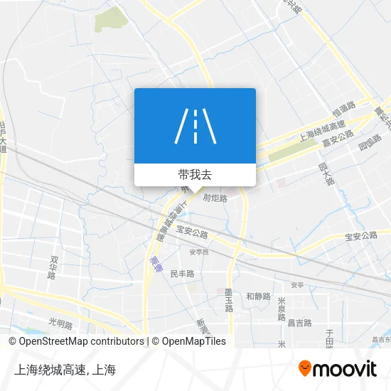 上海绕城高速地图