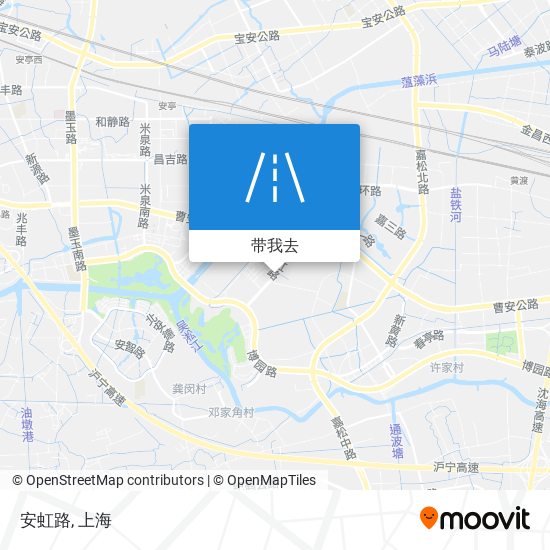 安虹路地图
