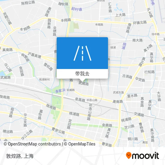 敦煌路地图