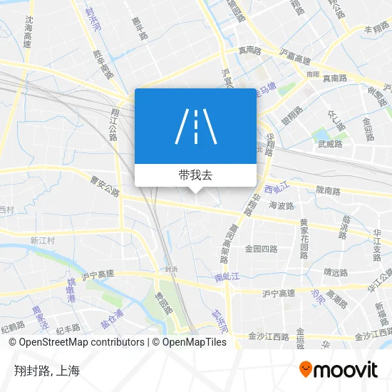 翔封路地图