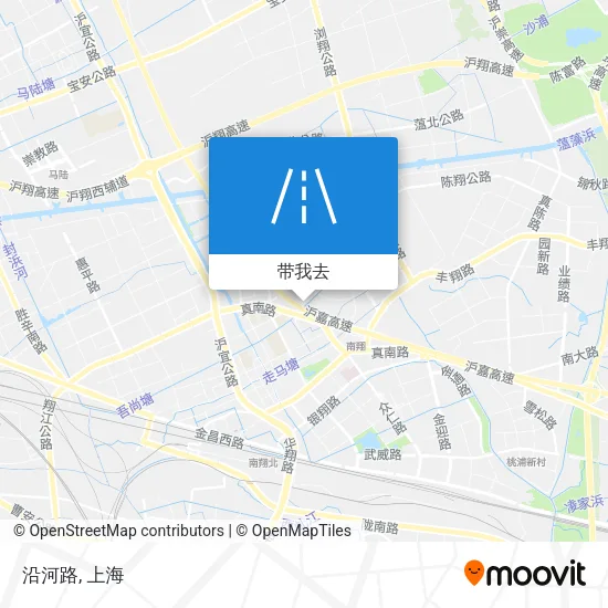 沿河路地图