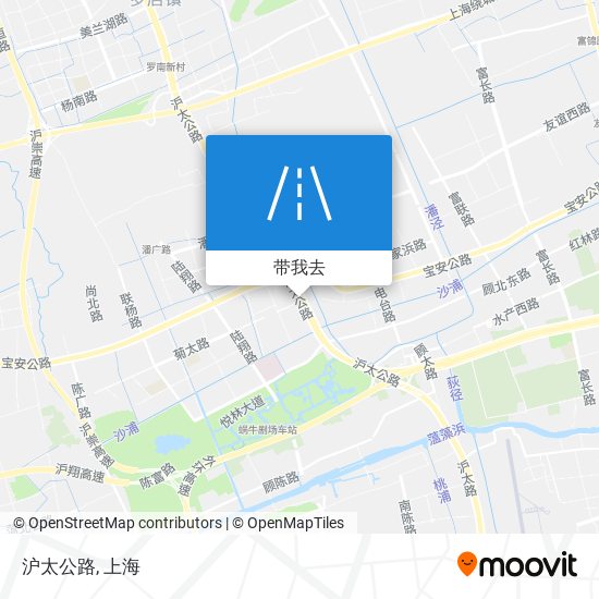 沪太公路地图