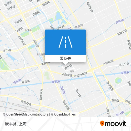 康丰路地图