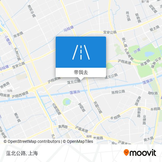 蕰北公路地图