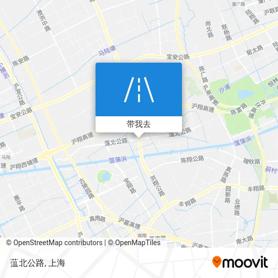 蕰北公路地图