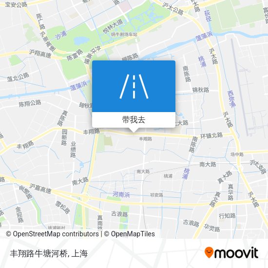 丰翔路牛塘河桥地图