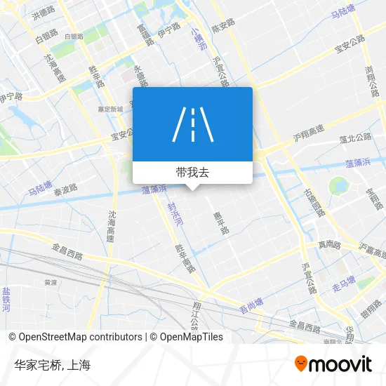 华家宅桥地图