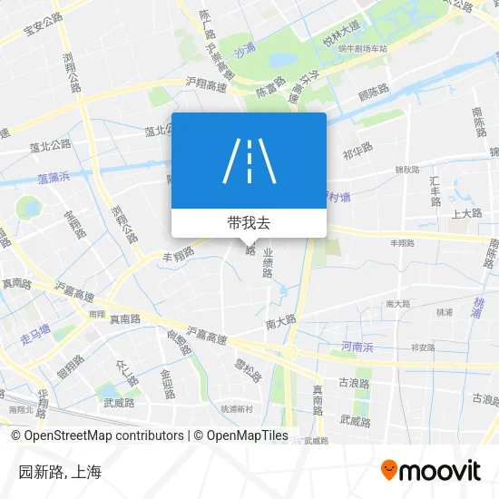 园新路地图