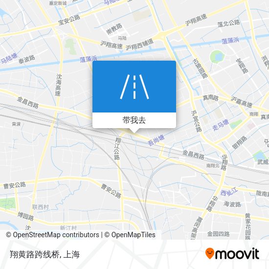 翔黄路跨线桥地图