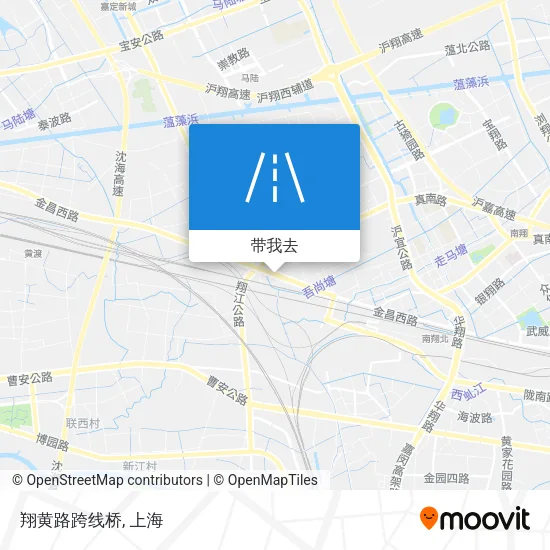 翔黄路跨线桥地图