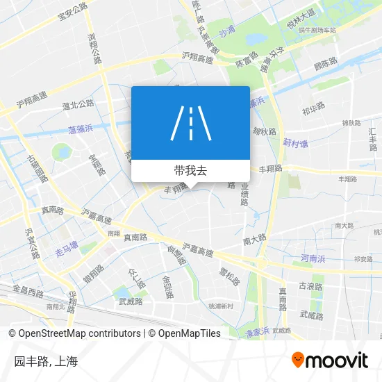 园丰路地图