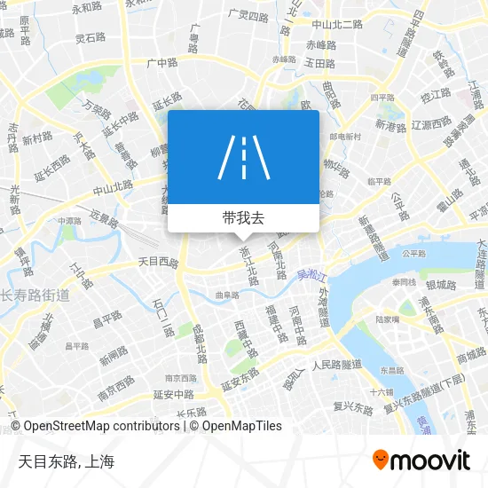 天目东路地图
