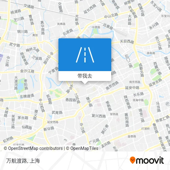 万航渡路地图