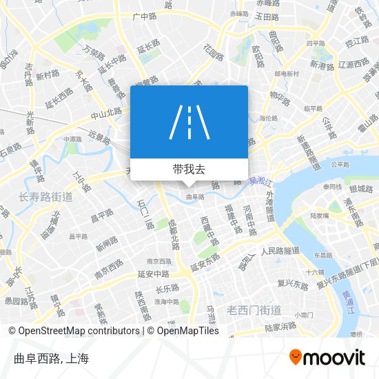 曲阜西路地图