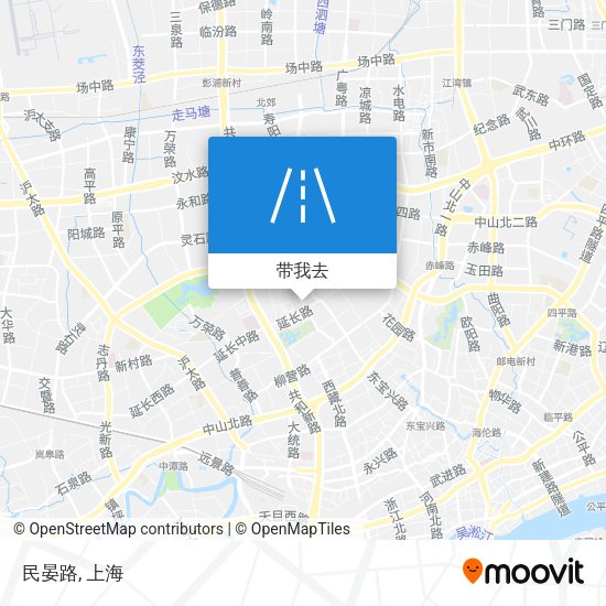 民晏路地图