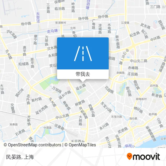 民晏路地图