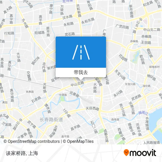 谈家桥路地图