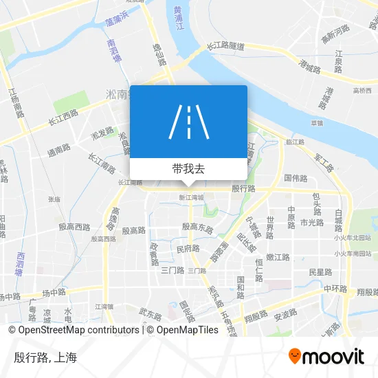 殷行路地图