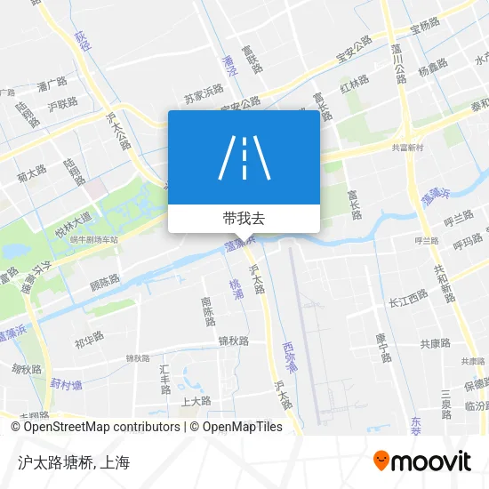 沪太路塘桥地图