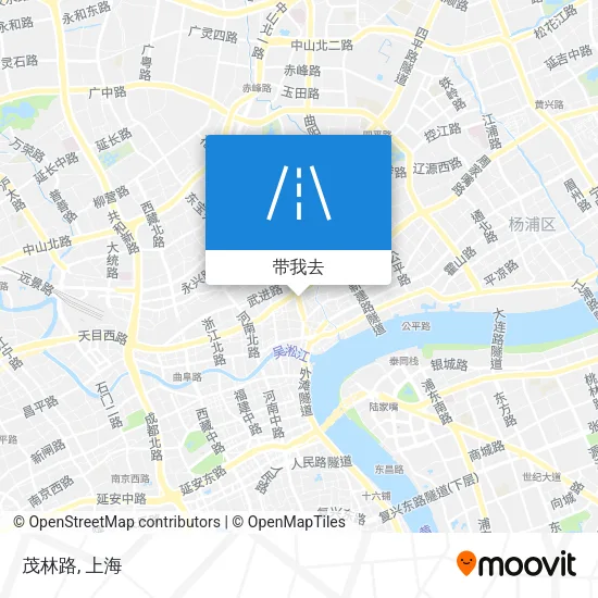 茂林路地图