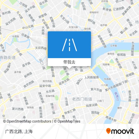 广西北路地图