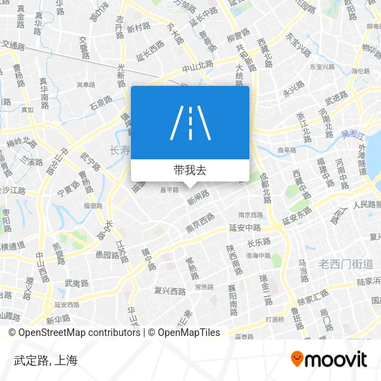 武定路地图