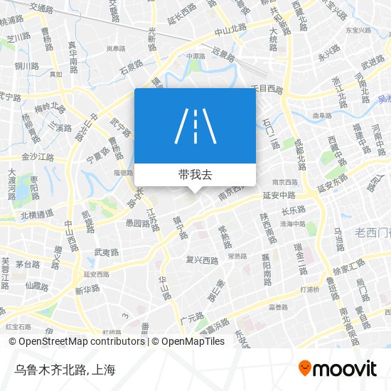 乌鲁木齐北路地图