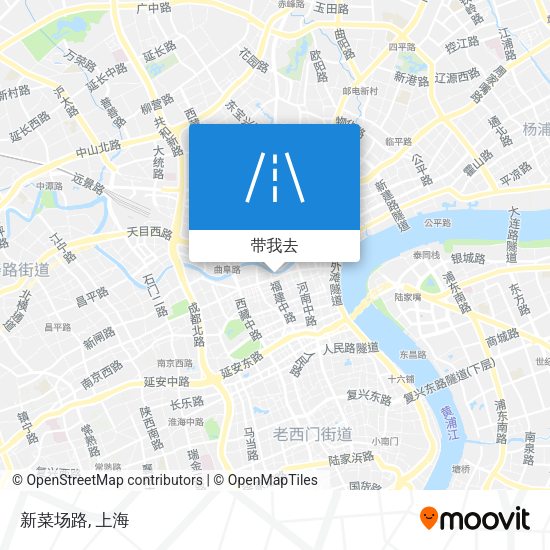 新菜场路地图